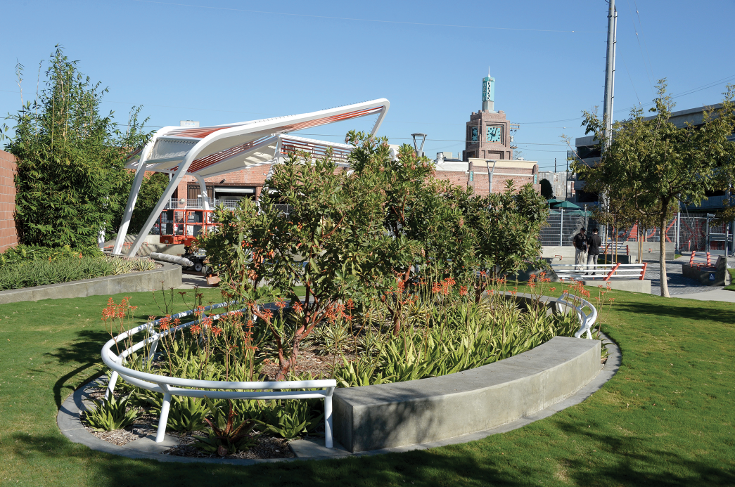 Arts District Park Opens Tomorrow